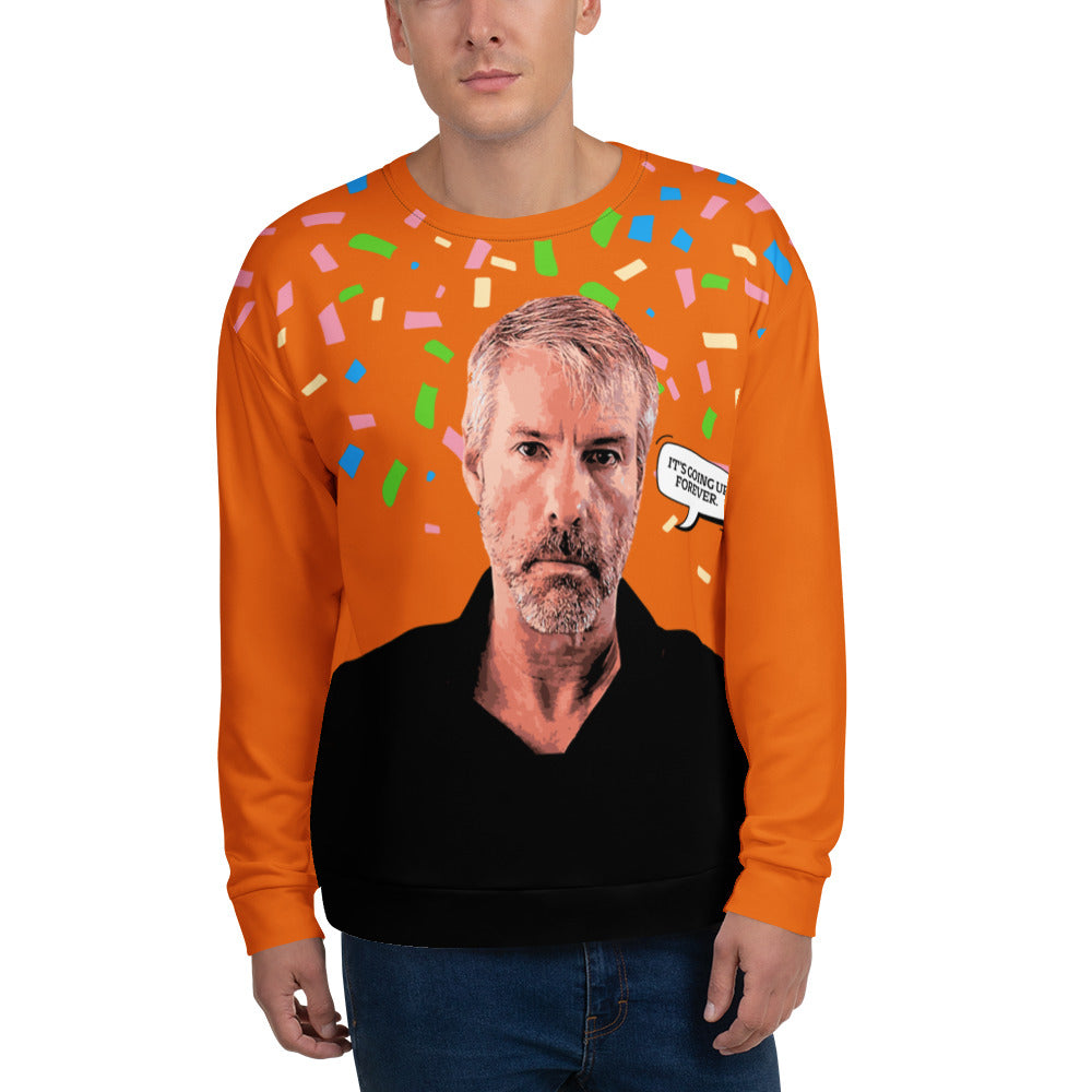 Celebrate Bitcoin ATHs with Michael Saylor Sweatshirt