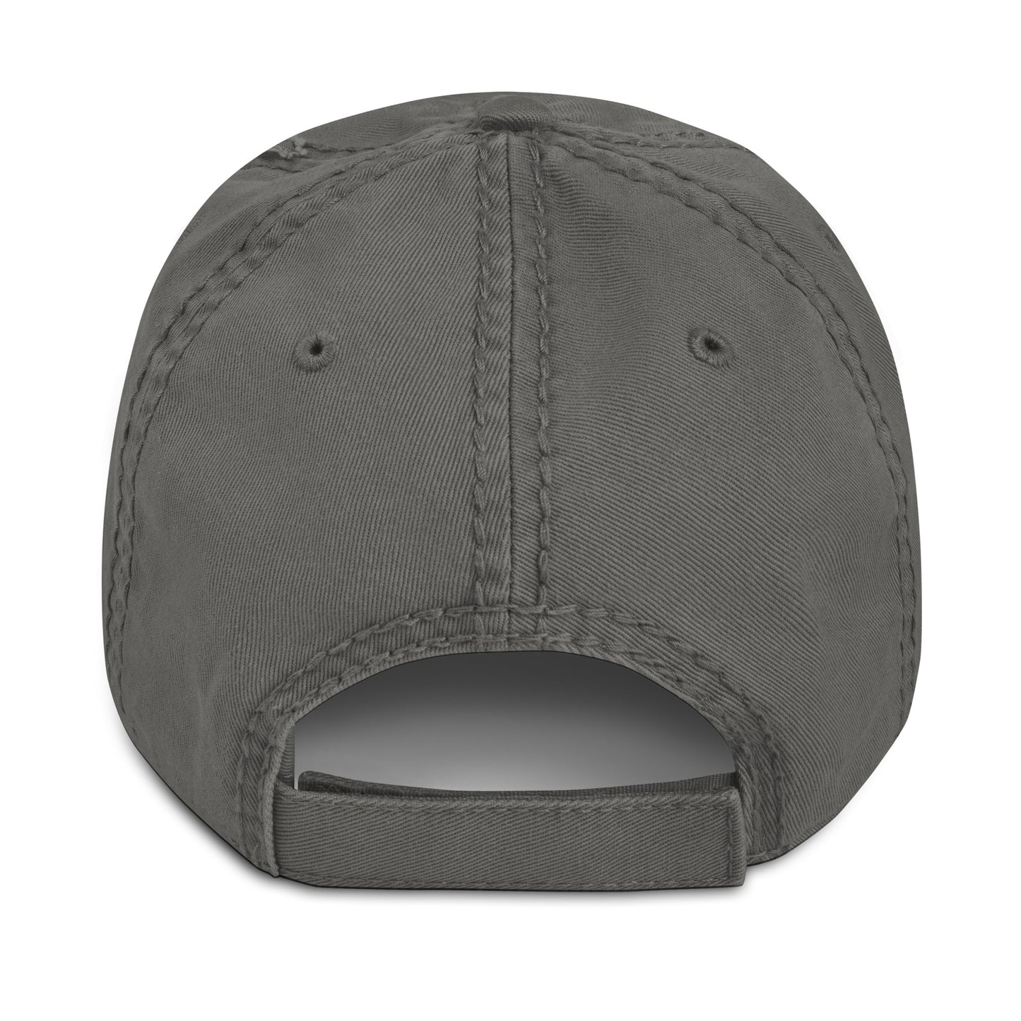 Gray baseball cap on a white background