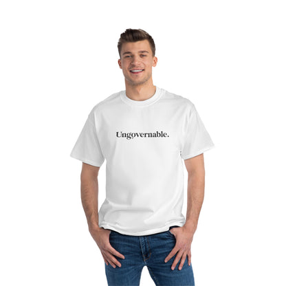 Camiseta clásica extragrande con estampado de carne de Ungovernable 
