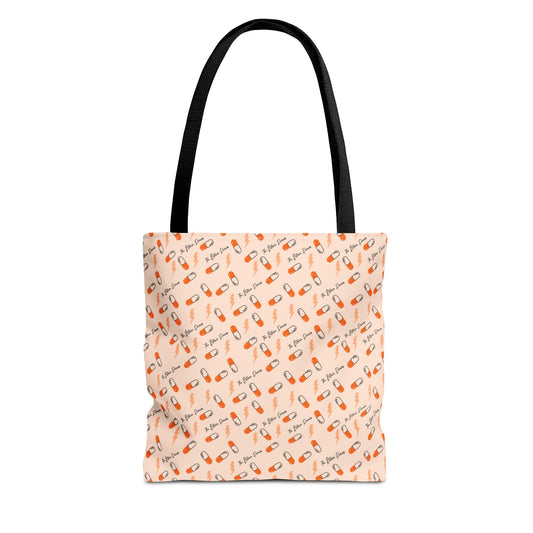 Orange Pill Tote Bag