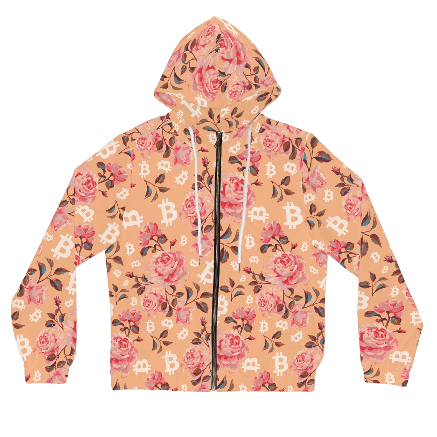 Stack Roses Women’s Full-Zip Hoodie