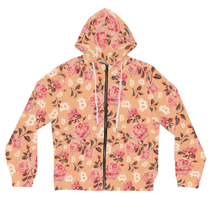 Stack Roses Women’s Full-Zip Hoodie
