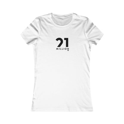 21 Mill Bitcoin Emblem Slim Fit T-Shirt