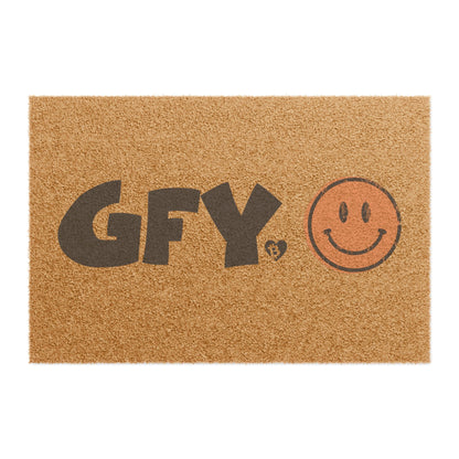 GFY Smiley Doormat