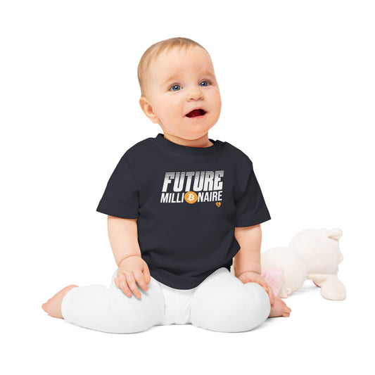 Future Millionaire Organic Cotton Baby T-Shirt
