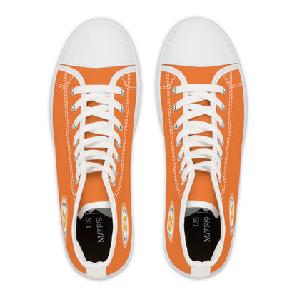 Love is Bitcoin High Top Canvas Women's Sneakers