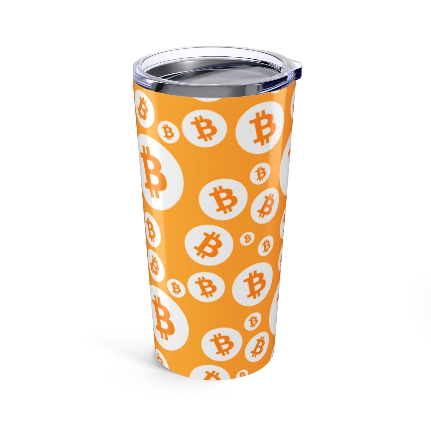 Bitcoin Symbols Polkadot Tumbler 20oz