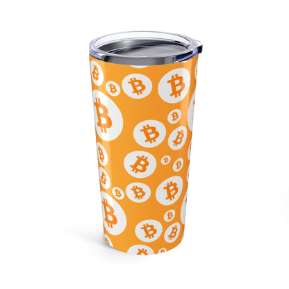 Bitcoin Symbols Polkadot Tumbler 20oz