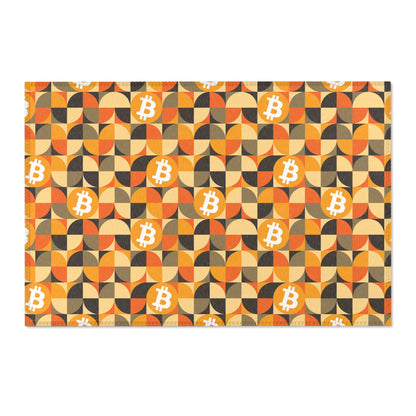 AirBTC Bitcoin Geo Area Rug