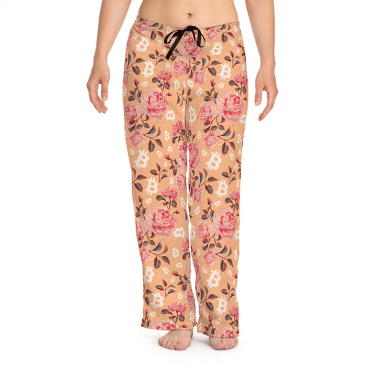 Stack Roses Bitcoin Women's Pyjama Pants