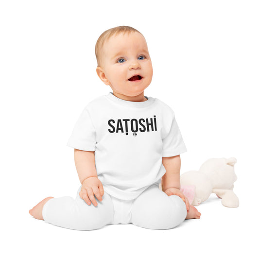 Satoshi Minimalist Organic Cotton Baby T-Shirt