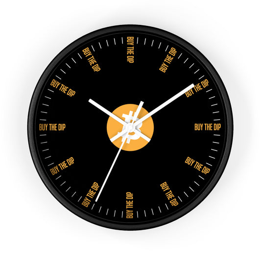 Bitcoin Classic 'Buy the Dip' Wall Clock