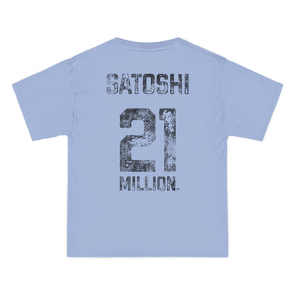 21 Million Team Satoshi Oversized Beefy T-Shirt