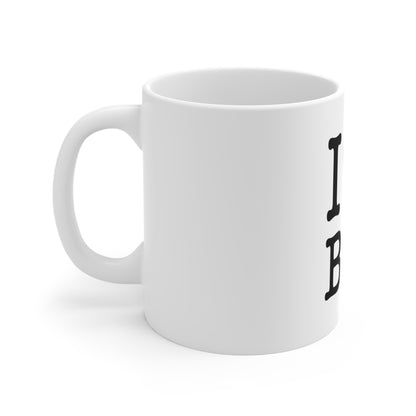 I Heart BTC Bitcoin Mug 11oz