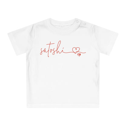 Satoshi Love Letters Organic Cotton Baby T-Shirt