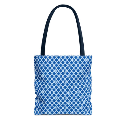 Baby Blue Bitcoin Tote Bag