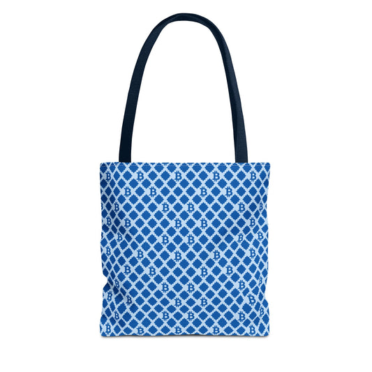 Baby Blue Bitcoin Tote Bag