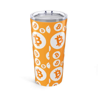 Bitcoin Symbols Polkadot Tumbler 20oz