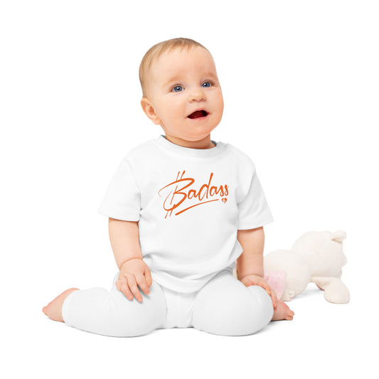Badass Bitcoin Organic Cotton Baby T-Shirt