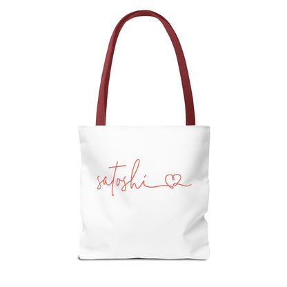 Satoshi Love Letters Tote Bag