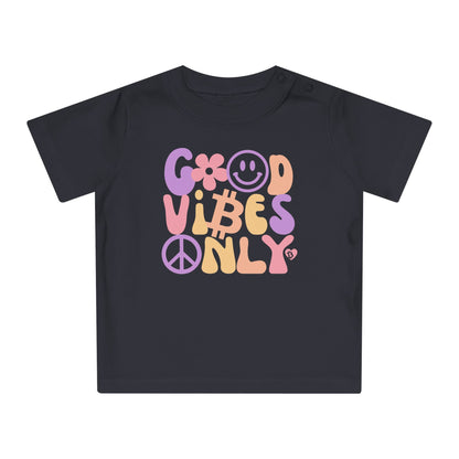 Good Vibes Only Organic Cotton Baby T-Shirt