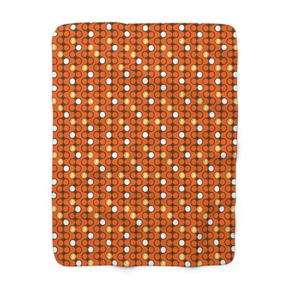 AirBTC Bitcoin Nanna Sherpa Fleece Blanket