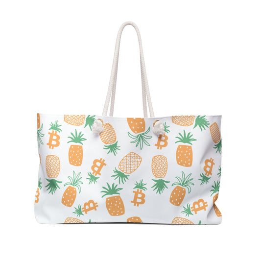 Bitcoin Pineapples Weekender Bag