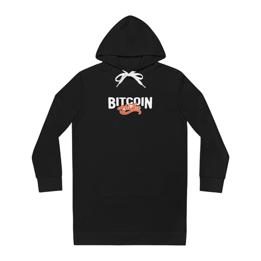 Bitcoin Alaska Black Women's Hoodie Dress
