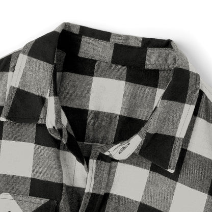 Bitcoin Alaska Unisex Flannel Long Sleeve Shirt