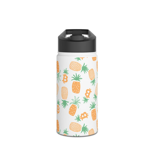Bitcoin Pineapples Stainless Steel Water Bottle