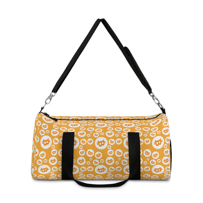 Bitcoin Symbols Duffel Bag