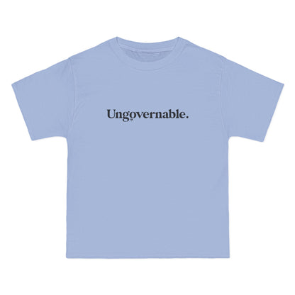 Camiseta clásica extragrande con estampado de carne de Ungovernable 