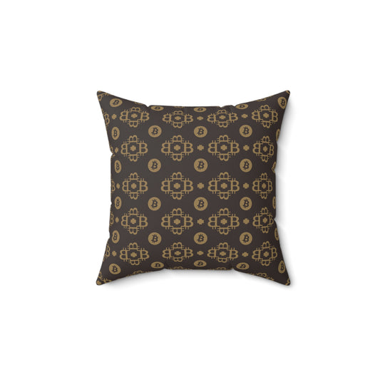 Bitcoin Swagger Square Pillow