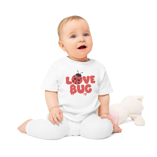 Love Bug Bitcoin Organic Cotton Baby T-Shirt