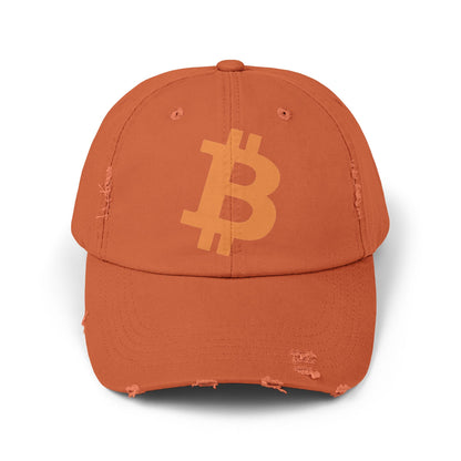 Bitcoin Stealth Logo Printed Hat
