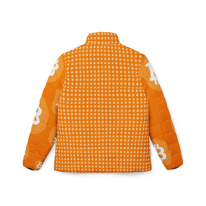 Double Trouble Bitcoin Symbol Women's Puffer Jacket