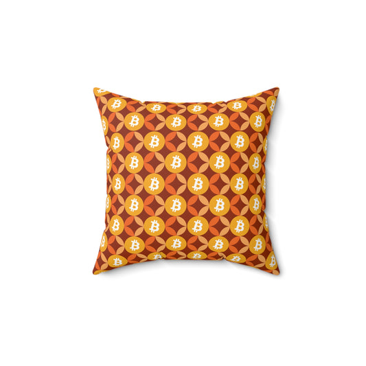 AirBTC Bitcoin 1974 Square Pillow