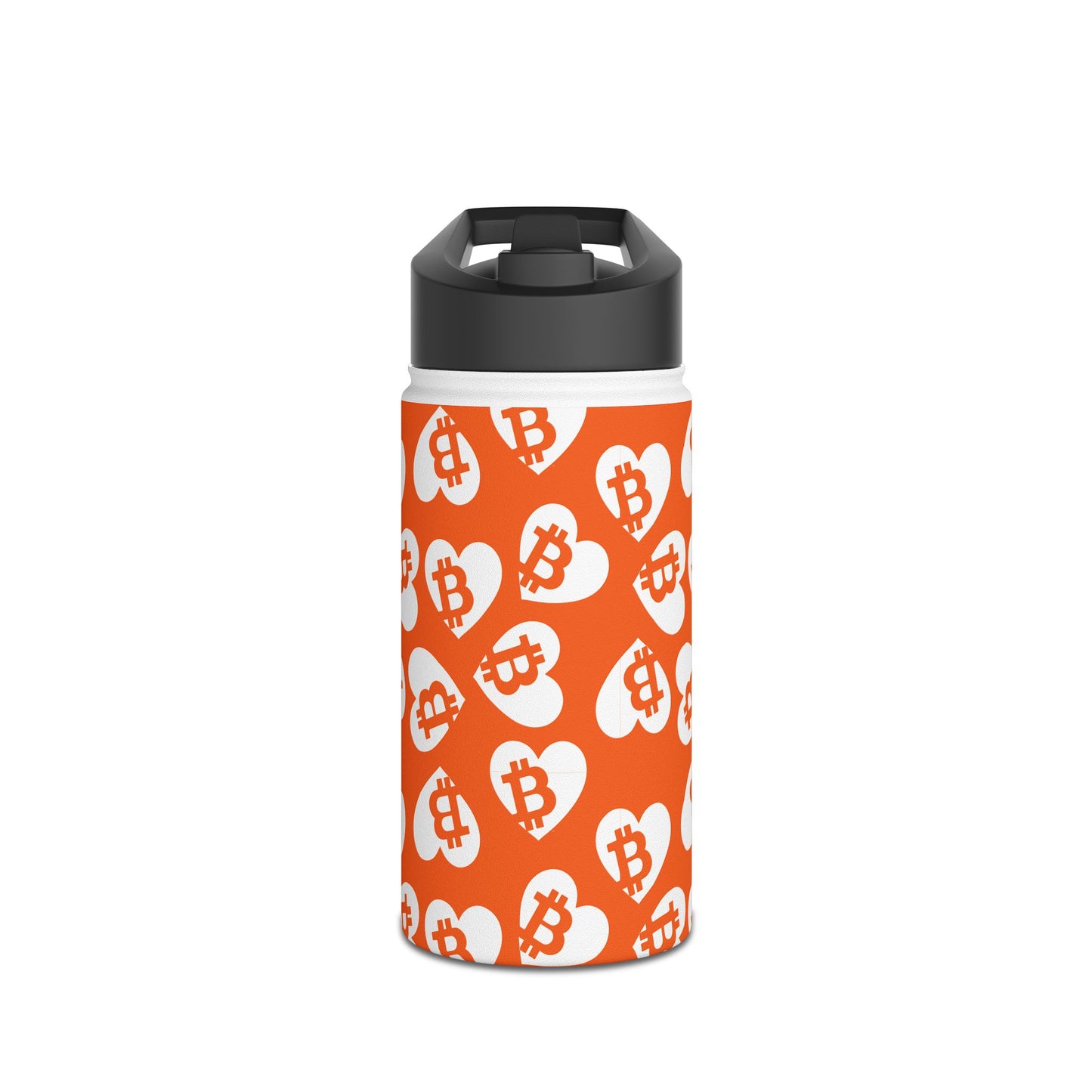 Bitcoin Pocket Hearts Stainless Steel Water Bottle
