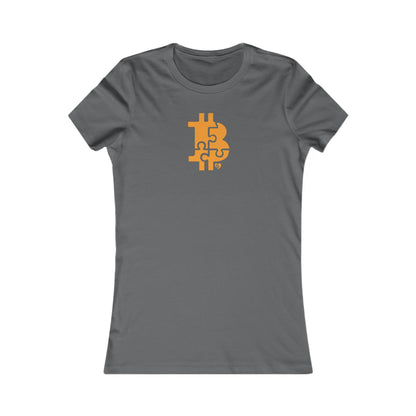Bitcoin Puzzle Slim Fit T-Shirt