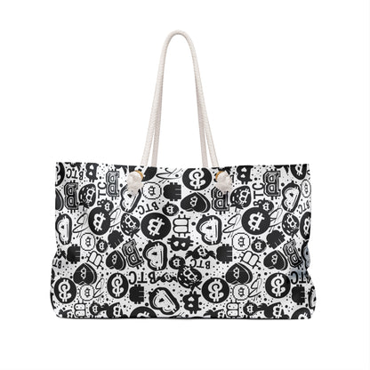 Read All About It Bitcoin Weekender Bag
