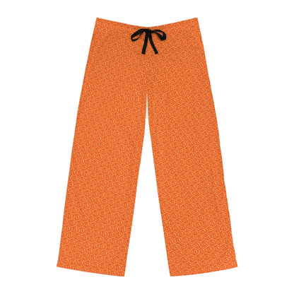 Bitcoin Orange Hex Men's Pyjama Pants