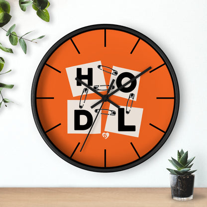Remember to HODL Wall Clock