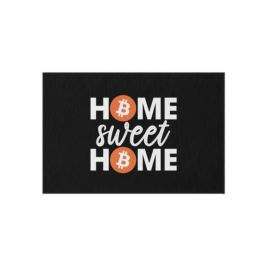 Airbtc Home Sweet Home Outdoor Rug