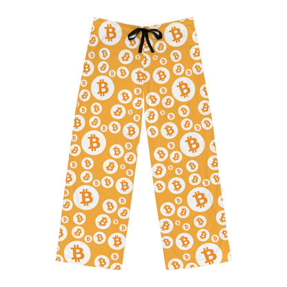 Bitcoin Symbol Polkadot Men's Pyjama Pants