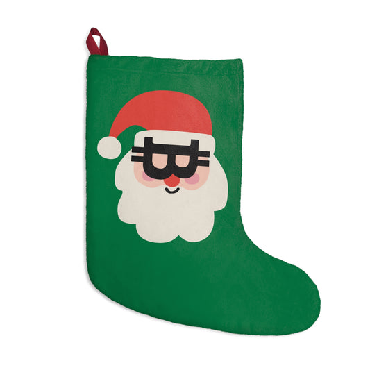 Bitcoin Santa Christmas Stocking