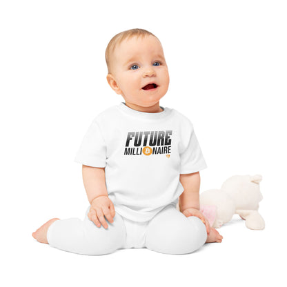 Future Millionaire Organic Cotton Baby T-Shirt