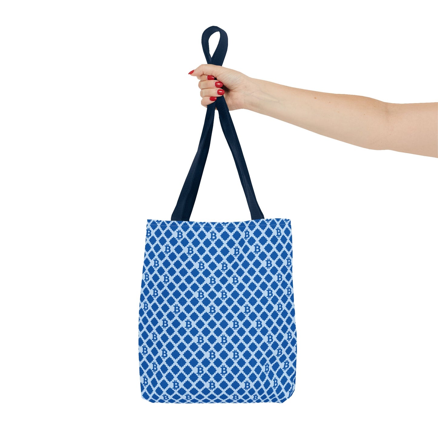 Baby Blue Bitcoin Tote Bag