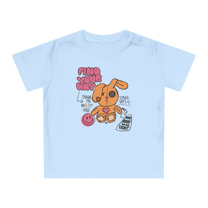 Down the Rabbit Hole Organic Cotton Baby T-Shirt