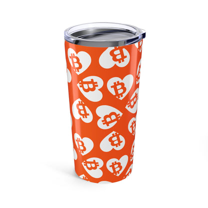 Bitcoin Pocket Heart Tumbler 20oz