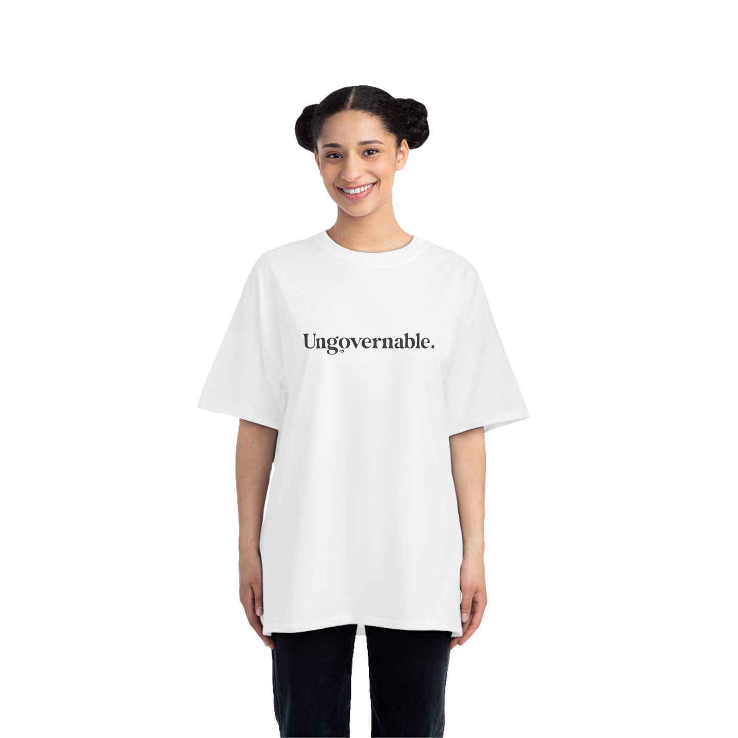 Camiseta clásica extragrande con estampado de carne de Ungovernable 